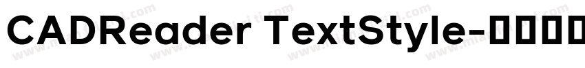 CADReader TextStyle字体转换